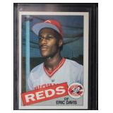 1985 Topps #627 Eric Davis Rookie Card