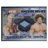 2008 WWE Heritage Mat Relic Card