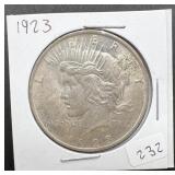 1923 Peace Silver Dollar