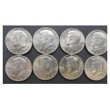 8pc 1979 Kennedy Half Dollars