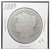 1889 Morgan Silver Dollar