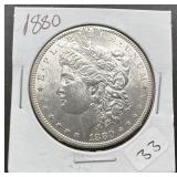 1880 Morgan Silver Dollar