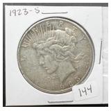 1923-S Peace Silver Dollar