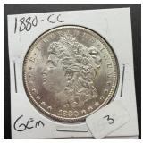 1880-CC Morgan Silver Dollar