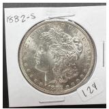 1882-S Morgan Silver Dollar