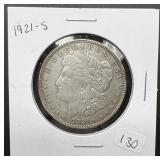 1921-S Morgan Silver Dollar