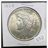 1925 Peace Silver Dollar