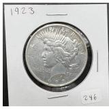 1923 Peace Silver Dollar