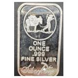 One Ounce .999 Fine Silver
