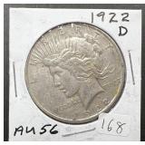 1922-D Peace Silver Dollar