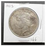 1923 Peace Silver Dollar