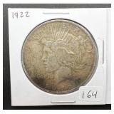 1922 Peace Silver Dollar