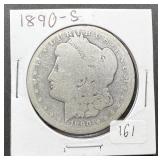 1890-S Morgan Silver Dollar