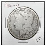 1900-O Morgan Silver Dollar