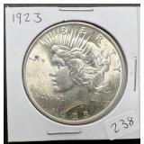 1923 Peace Silver Dollar