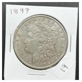 1897 Morgan Silver Dollar