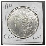 1921 Morgan Silver Dollar