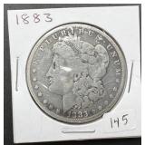 1883 Morgan Silver Dollar