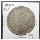 1921 Morgan Silver Dollar