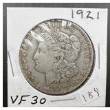 1921 Morgan Silver Dollar