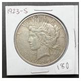 1923-S Peace Silver Dollar