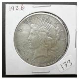 1926 Peace Silver Dollar