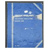 74pc Lincoln Head Cent Collection Book