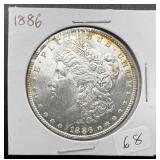 1886 Silver Morgan Dollar