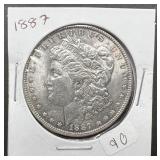 1887 Morgan Silver Dollar