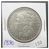 1890 Morgan Silver Dollar