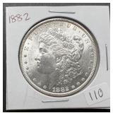 1882 Morgan Silver Dollar