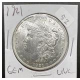 1921 Morgan Silver Dollar