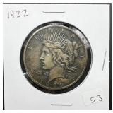 1922 Peace Silver Dollar