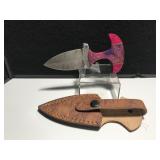 Custom Damascus Steel Knife Resin Hnadle