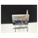 Case Teardrop Blue Bone Handle