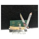 Moore Makers Trapperlock Natural Bone Handle