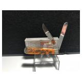 Case Trapper Orange Bone Handle-Grim Reaper