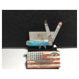 Case Trapper Caribbean Blue Bone Handle