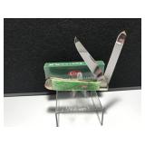 Case Trapper Emerald Green Bone Handle