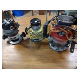 Porter Cable, Stanley, Chicago Electric Routers