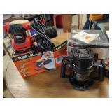 Black and Decker Router and Sander