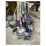 Assorted Fishing Rods and Reels - Read Details