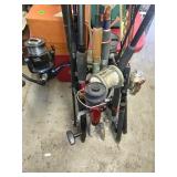 Assorted Fishing Rods and Reels - Read Details