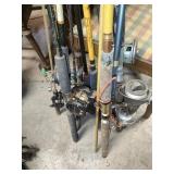 Assorted Fishing Rods and Reels - Read Details