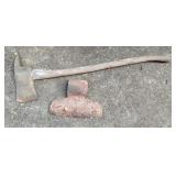 Broad Axe Head and Legitimus Axe