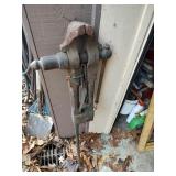 Antique Blacksmith's Post Vise