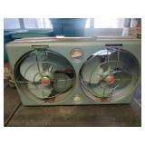 Art Deco Style GE Double Fan - Read Details