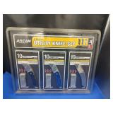 New Arcan 3 Piece Utility Knife Set