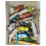 Cigar Box Full of Fishing Lures