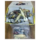 Cigar Box Full of Fishing Lures